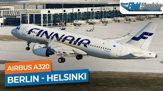 [MSFS] Berlin Brandenburg to Helsinki Vantaa - Airbus A320neo Finnair｜Drawyah