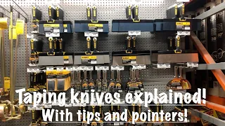 TAPING KNIVES EXPLAINED!