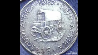 1962 South Africa & One Cent,coin value and price rare.