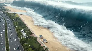 惊天海啸席卷城市，笼中巨鳄竟趁机逃入水中！ 【狂鳄海啸 Crazy Tsunami】 | 惊悚/冒险/灾难 | 经典大本营