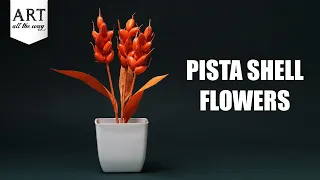 Pista Shell Flower Making | Pista Shell Crafts Flower Tree | Pista Shell Flower | @VENTUNOART