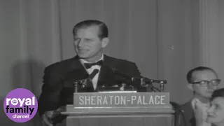 Rare Footage of Duke of Edinburgh Talking About the European Economic Community