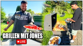 WIR GRILLEN IM GARTEN 🔥