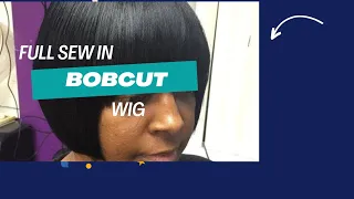 HOW TO:do a full sew in ((bob cut #wig @HairbyLucyFaith