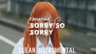 [Clean Instrumental]  cignature (시그니처) - Sorry So Sorry