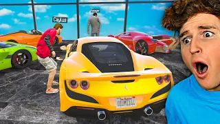 Stealing EVERY FERRARI From The DEALERSHIP In GTA 5 RP..