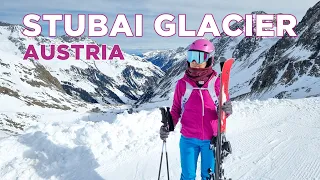 Skiing in Stubai Glacier, the Largest Ski Resorts in Austria
