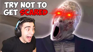 REAL LIFE SLENDER MAN IS THE SCARIEST THING EVER!!! - Try Not to Get Scared Challenge #2