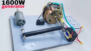 how to make mini electricity generator29kw with dc motor using motor copper wire and 220vtransformer