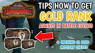 How To Get Gold Rank In Battle Events !! - School of Dragons