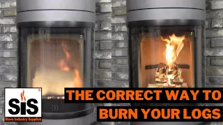 The correct way to burn logs on your woodburning stove | Stove Industry Supplies