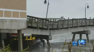 Buckroe Fishing Pier Collapses Following Loose Barge Strike