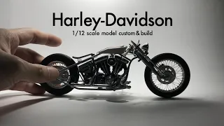 Building Imai 1/12 Harley-Davidson Gooseneck Custom Scale Model