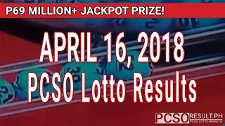 PCSO Lotto Results Today April 16, 2018 (6/55, 6/45, 4D, Swertres, STL & EZ2)