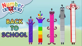 @Numberblocks- #BacktoSchool | Meet Numbers 6-10 | Learn to Count