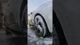 Relaxing Snowfoam Car Wash 💦 #shorts #relax #car  #landrover