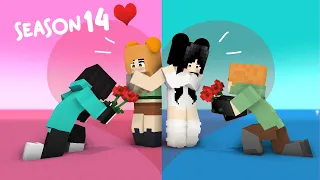 SEASON 14: Love Story of Brix & Haiko, Heeko & Alexis: EPISODE 1-4 : Minecraft Animation