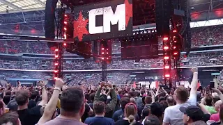 AEW All In 2023 - CM Punk entrance LIVE - Wembley Stadium