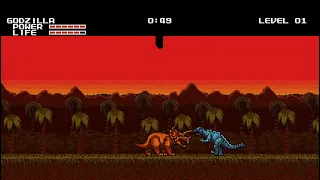 NES Godzilla Replay (Demo) - The Earth (Gameplay)