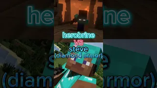 herobrine(all forms) vs steve(all forms)