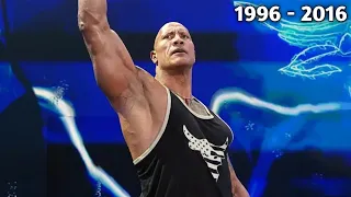 All Of The Rock WWE PPV Match Card Compilation (1996 - 2016)