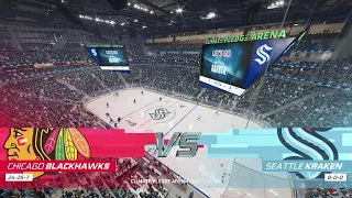 NHL 22 - Chicago Blackhawks @ Seattle Kraken (1/17/2022)