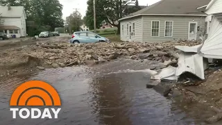 Severe storms slam Northeast as Hurricane Lee approaches