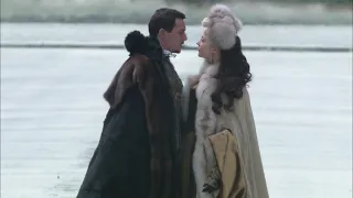 The Tudors - Anne Boleyn and Henry VIII ice walk and kissing scene HD | Natalie Dormer