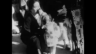 【1940アーカイブス】軍用犬も元気に出征