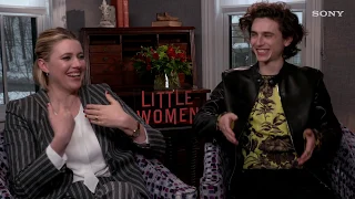 Timothée Chalamet & Greta Gerwig from "Little Women" | On the Spot