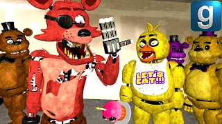 Gmod FNAF | Foxy And Chica Swap Bodies