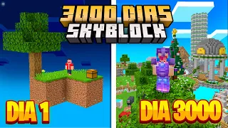 PASSEI 3000 DIAS NO SKYBLOCK COM LGGJ - SkyBlock o FILME