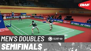 YONEX SUNRISE India Open 2023 | Chia/Soh (MAS) [3] vs. Alfian/Ardianto (INA) [2] | SF