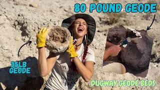 80 lb Geode from Dugway Geode Beds in Utah