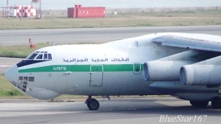 [Great Engine Sound] Algerian Air Force Ilyushin Il-76TD (7T-WIU) takeoff from KIX/RJBB (Kansai) 24L