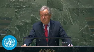 UN Chief: We need to end senseless wars, unleash renewable energy revolution, invest in people - now