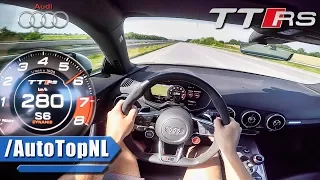 Audi TT RS 400HP AUTOBAHN POV ACCELERATION & TOP SPEED 280km/h by AutoTopNL