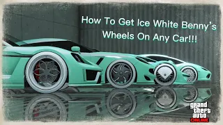 *NEW* GTA 5 - Ice White Benny’s Wheels On Any Car - After Latest Patch!