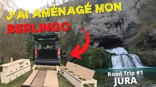 J'ai aménagé mon BERLINGO - Road Trip JURA