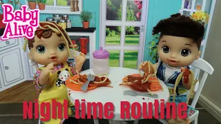 BABY ALIVE Abby and Drakes Night Time Routine