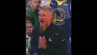 OMG STEVE KERR IS RIGHT GSW DID NOT FALL IN GAME 6 FROM MARCUS SMART FLOPPING💍 #shorts #nba  #short