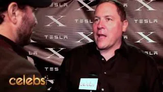 Jon Favreau ("Iron Man" "Swingers") at the Tesla X Launch - a Celebs.com Original Interview