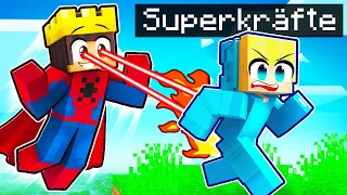 Ich SPIELE MINECRAFT ALS SUPERHELD und PRANKE FREUND!