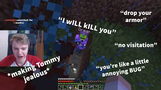 Dream Bullying/Being Evil to Exiled Tommy (Dream SMP Stream Highlights)