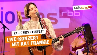 Live-Konzert mit Kat Frankie I Das radioeins Parkfest 2022