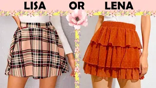 LISA OR LENA 🐼 Extremely HARD Choices (Fashion, Skirts, Accessories, etc)