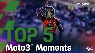 Top 5 Moto3™ Moments | 2021 #AlgarveGP