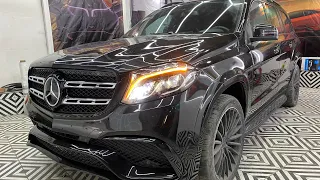 Mercedes GL X166 Рестайлинг Переделка в GLS AMG Тюнинг Полная Покраска кузова в СПБ