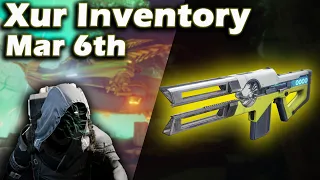 Destiny 2 - Where is Xur March 6th - Location, Inventory, Perks - Prometheus Lens