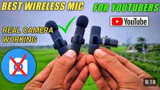 K9 Wireless Microphone Default Camera Support ✅ K9 Wireless Mic Review || sourav kirttaniya